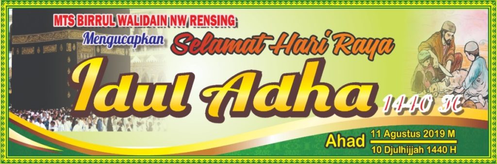 Selamat Hari Raya Idul Adha 1440 H